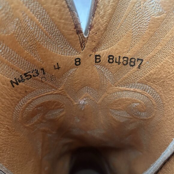 Lucchese N4531 Pink 1883 Western Cowboy Boots Womens 8 B - Picture 5 of 12